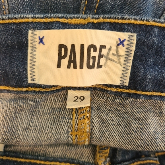 Paige Nellie Cropped Culotte Jeans in Linnea - Picture 7 of 7